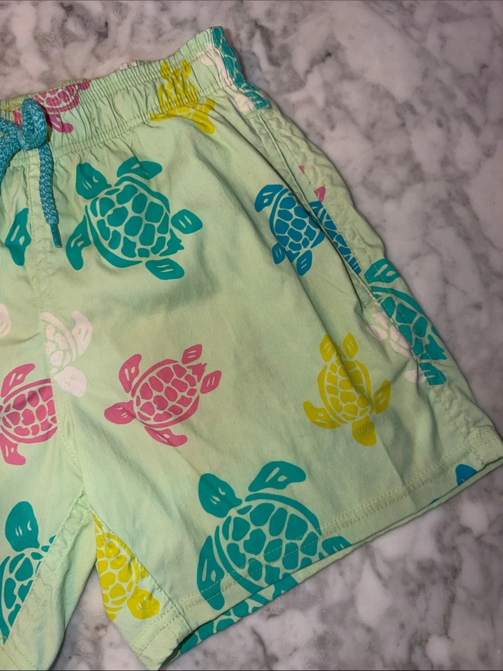 VILEBREQUIN Boys Sea Turtle Print Swim Shorts 8Y